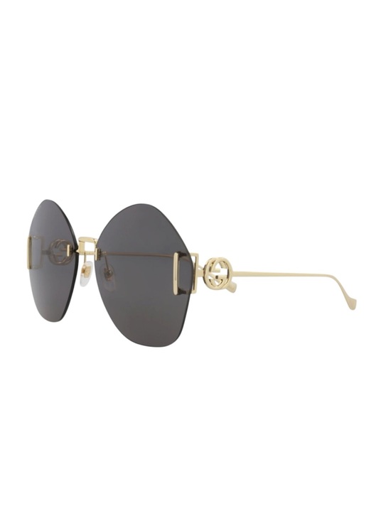Gucci Accessories - Gucci Round-Frame Metal Sunglasses
(GG1203S-002)